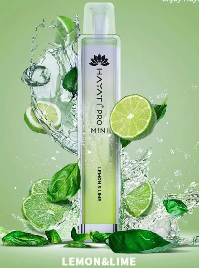 Hayati mini 600 puff lemon & lime