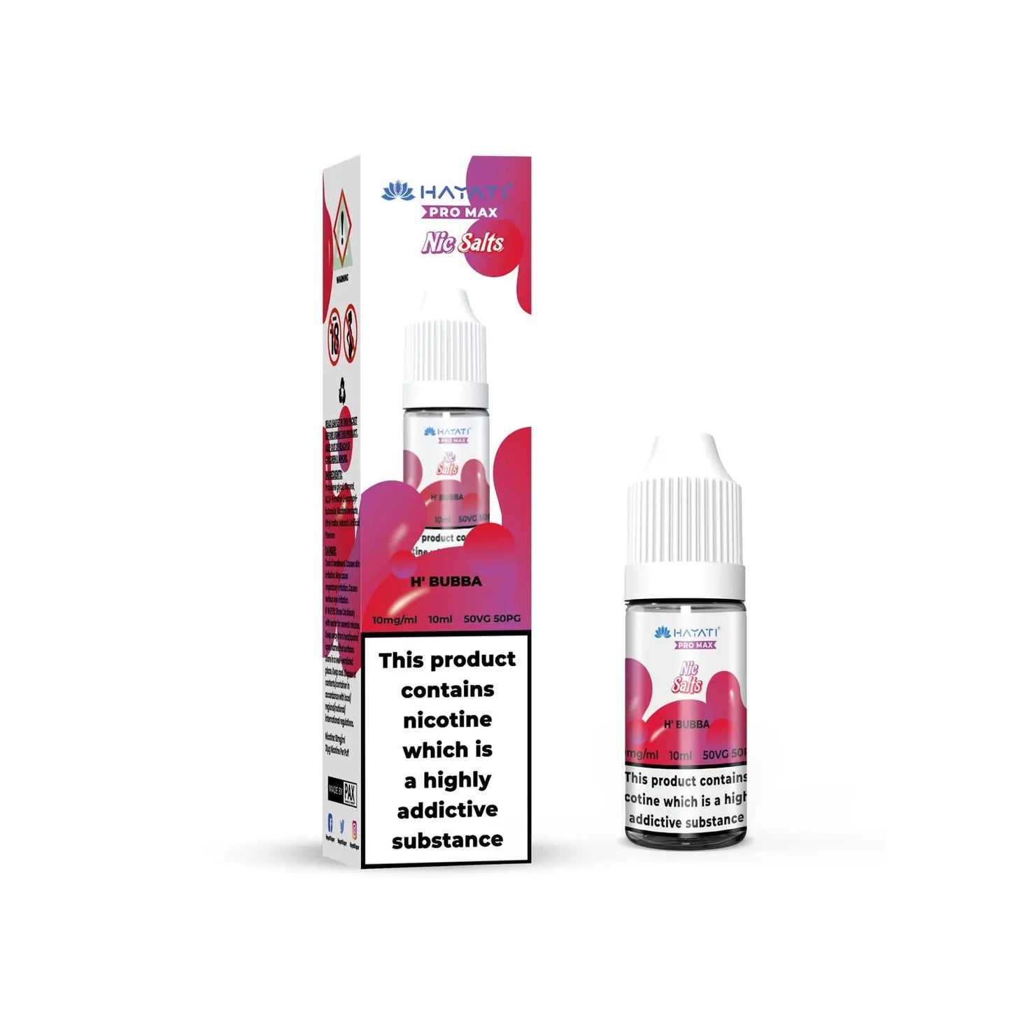 Hayati Crystal Pro Max Nic Salt E-Liquid 10ml (All Flavours)