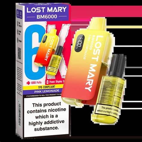 Lost Mary BM6000 Prefilled Kit - 20mg (All Flavour)