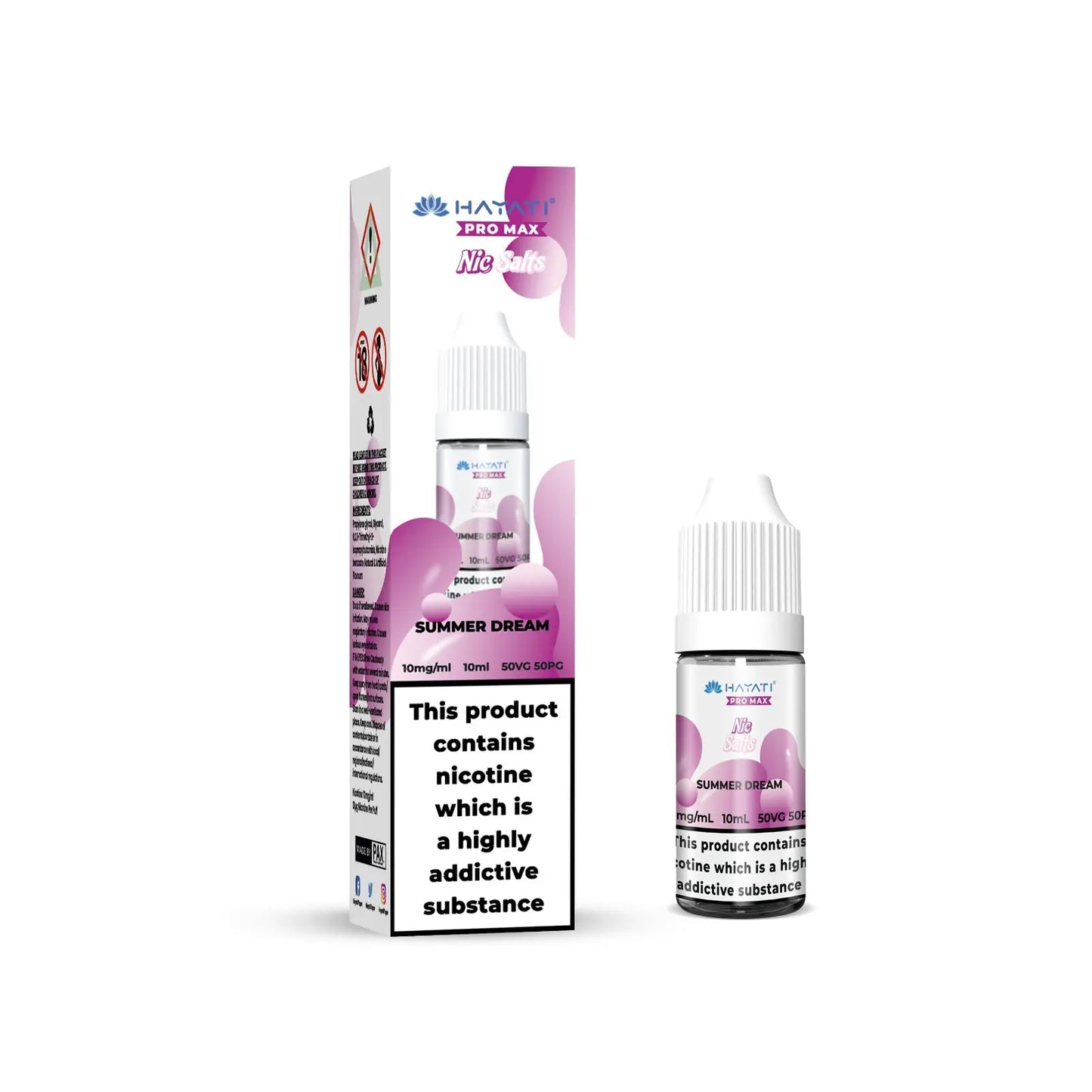 Hayati Crystal Pro Max Nic Salt E-Liquid 10ml (All Flavours)