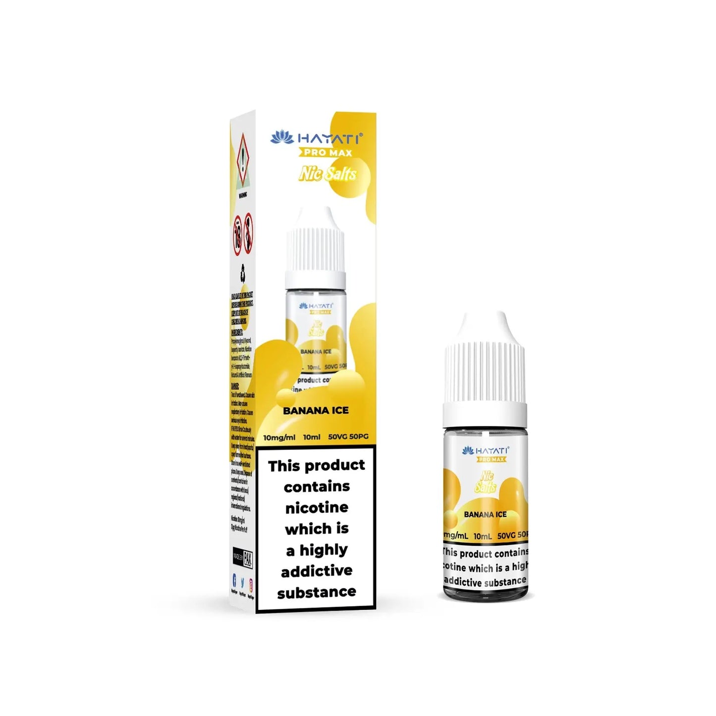 Hayati Crystal Pro Max Nic Salt E-Liquid 10ml (All Flavours)