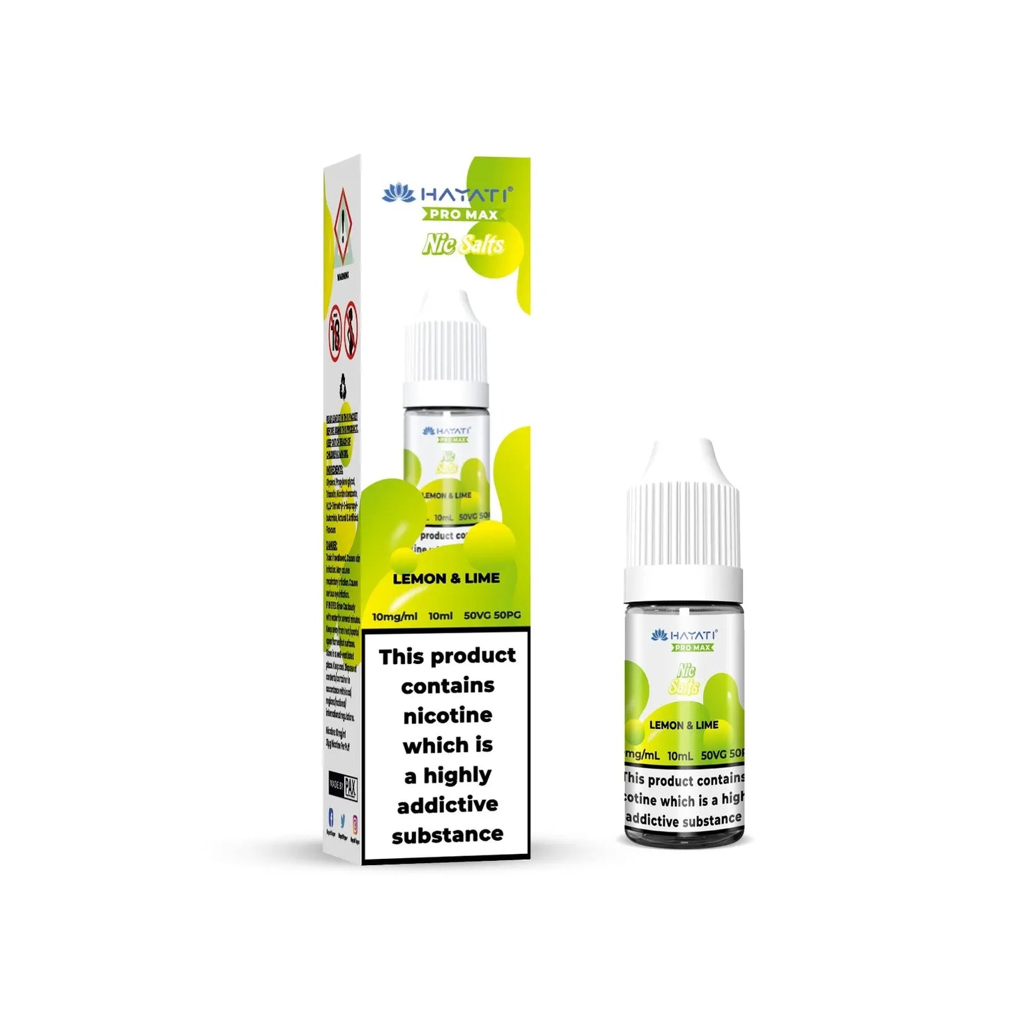 Hayati Crystal Pro Max Nic Salt E-Liquid 10ml (All Flavours)