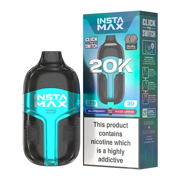 INSTA MAX 20000 PUFF BAR DISPOSABLE VAPE 2 Flavour in 1