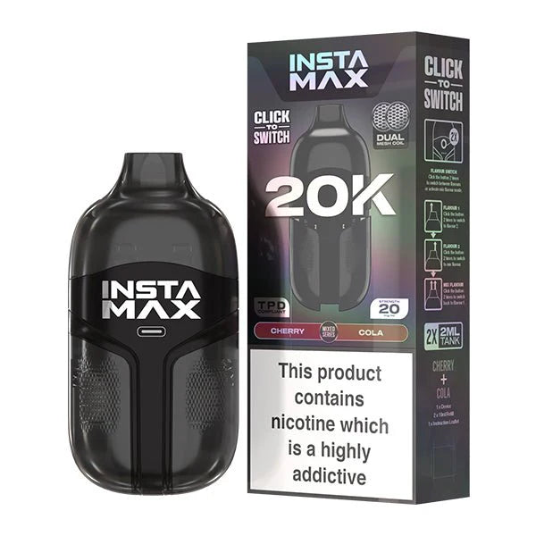 INSTA MAX 20000 PUFF BAR DISPOSABLE VAPE 2 Flavour in 1