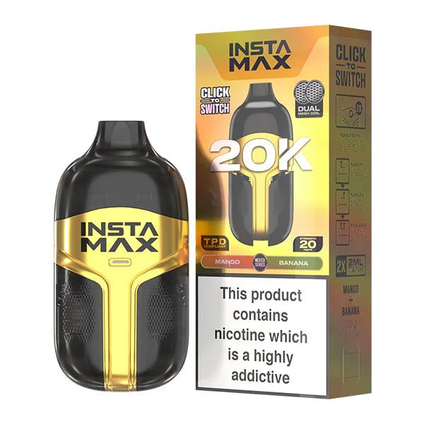 INSTA MAX 20000 PUFF BAR DISPOSABLE VAPE 2 Flavour in 1