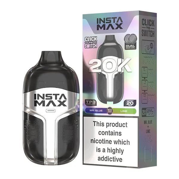 INSTA MAX 20000 PUFF BAR DISPOSABLE VAPE 2 Flavour in 1