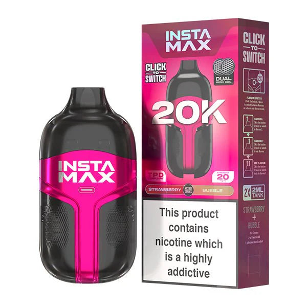 INSTA MAX 20000 PUFF BAR DISPOSABLE VAPE 2 Flavour in 1