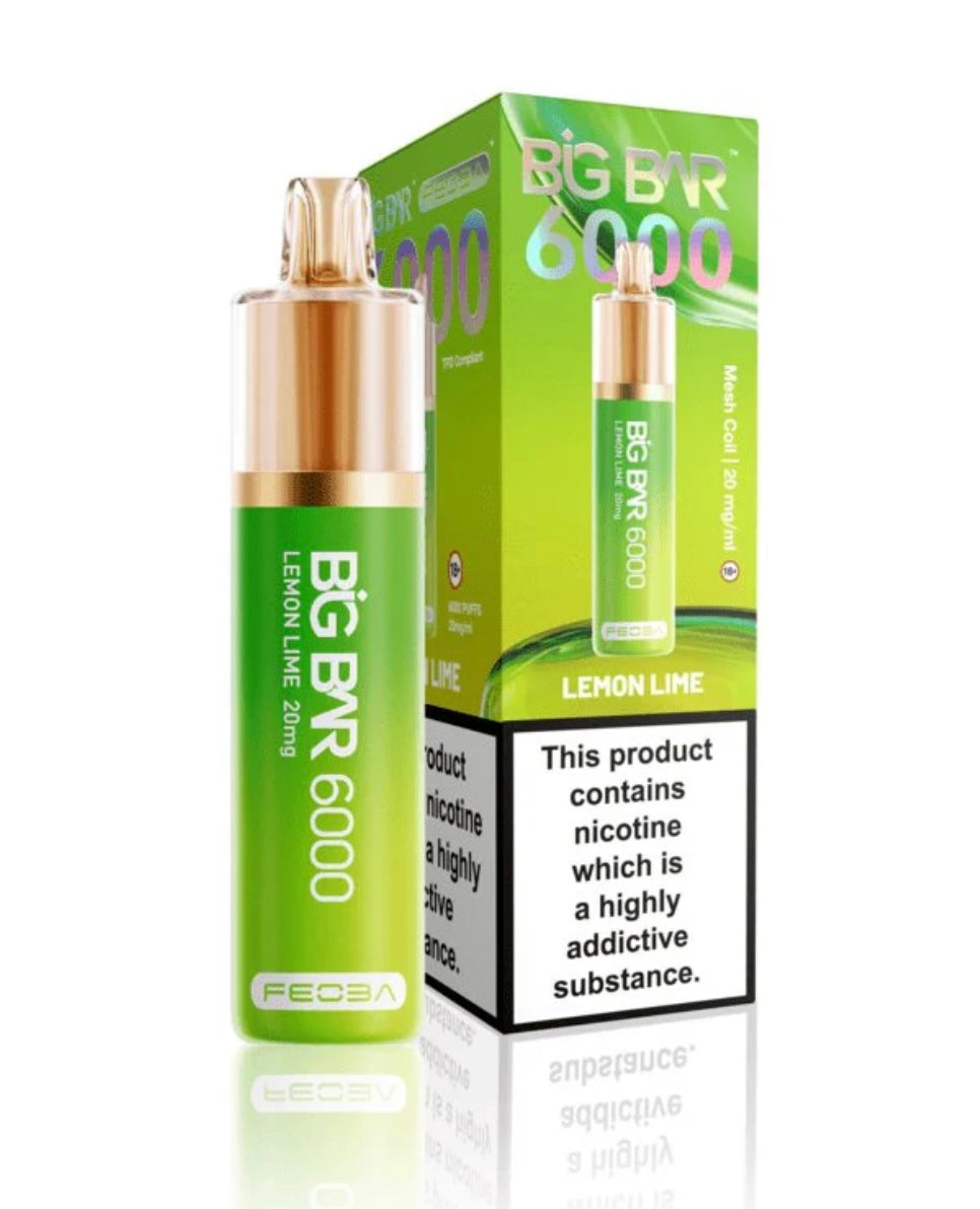 Feaba Big Bar 6000 puff leman lime