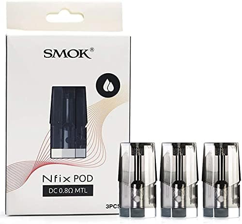 SMOK Nfix  Pods - 3 Pack [0.8ohm DC MTL]…