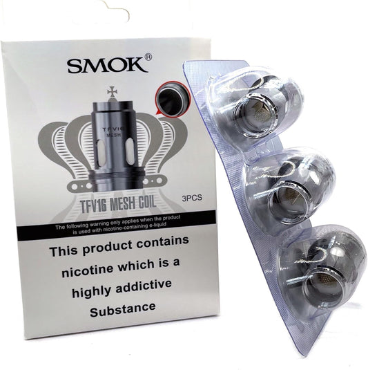 (3-Pack) Genuine Smok TFV16 Mesh Coils 0.17 ohms Best 120W