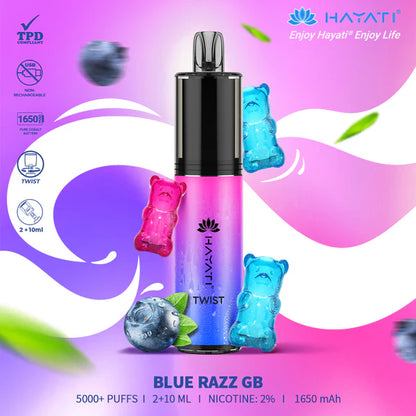 Hayati Twist 5000 Puff ( ALL FLAVOUR)