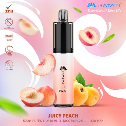 Hayati Twist 5000 Puff ( ALL FLAVOUR)