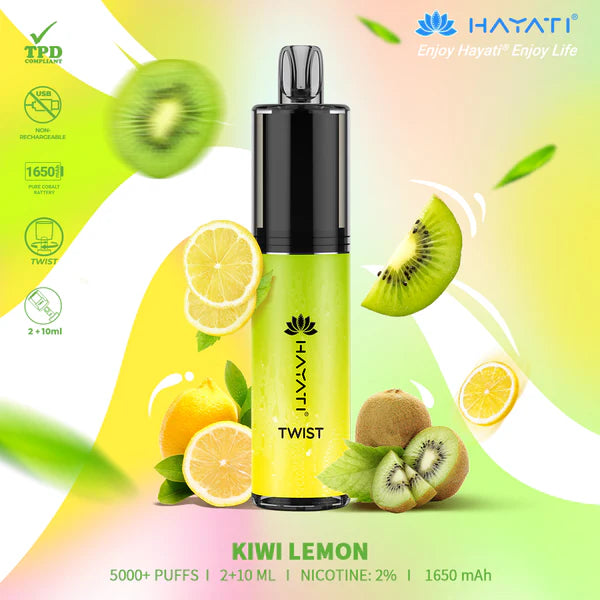 Hayati Twist 5000 Puff ( ALL FLAVOUR)