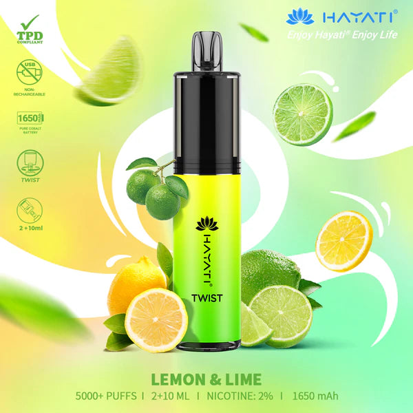 Hayati Twist 5000 Puff ( ALL FLAVOUR)