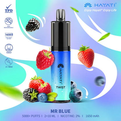 Hayati Twist 5000 Puff ( ALL FLAVOUR)