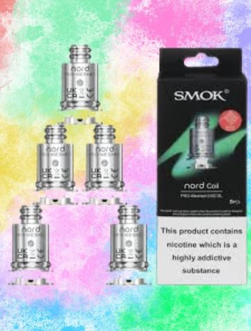 SMOK Nord Pro Replacement Mesh Coils 0.6 Ohm DL (Pack of 5) Works with Nord Pro Kit, Nord 2 Kit, Nord Kit, Priv N19 Kit, Nord POD Series No Nicotine