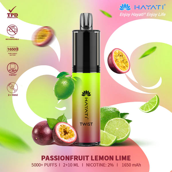 Hayati Twist 5000 Puff ( ALL FLAVOUR)