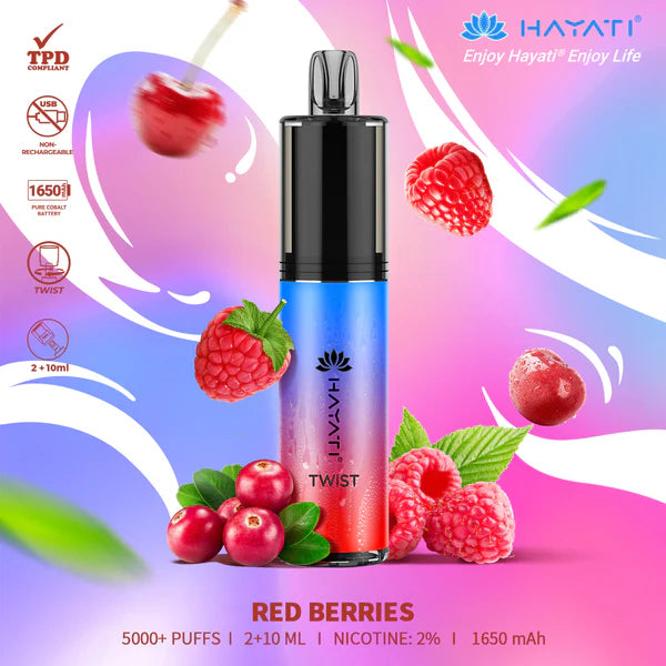 Hayati Twist 5000 Puff ( ALL FLAVOUR)
