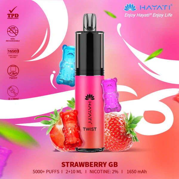 Hayati Twist 5000 Puff ( ALL FLAVOUR)