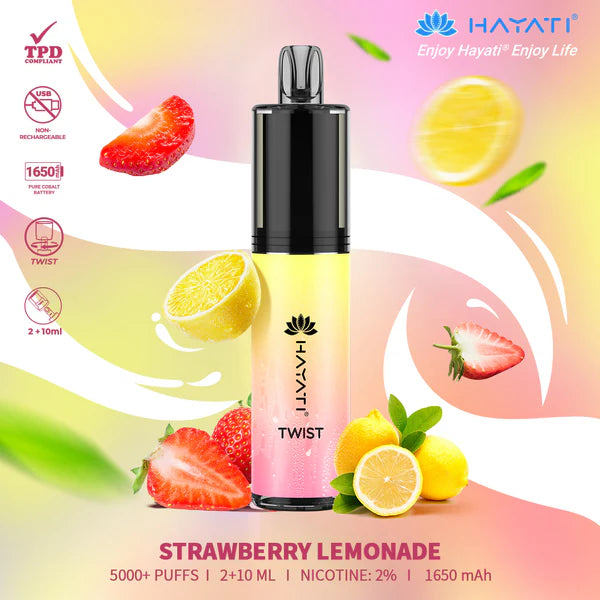 Hayati Twist 5000 Puff ( ALL FLAVOUR)
