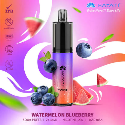 Hayati Twist 5000 Puff ( ALL FLAVOUR)